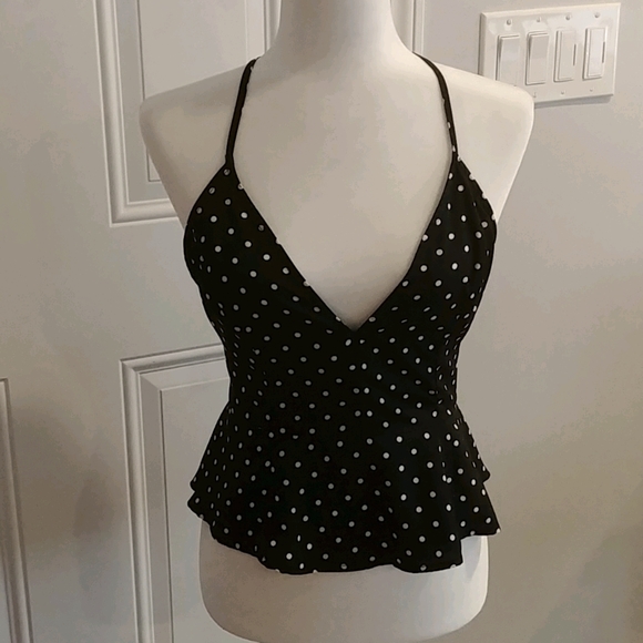 Charlotte Russe Tops - Charlotte Russe Low Cut Halter NWT Small